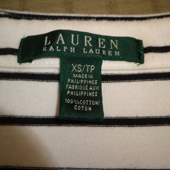 LAUREN RALPH LAUREN Sleeveless Striped Dress PXS Nautical Ties - Picture 10 of 10